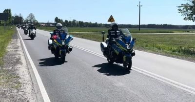 Policjanci zabezpieczyli zlot motocyklowy w Lututowie